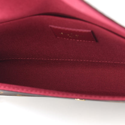 Louis Vuitton Monogram Pochette Felicie Chain Wallet Fuchsia 4 of 11