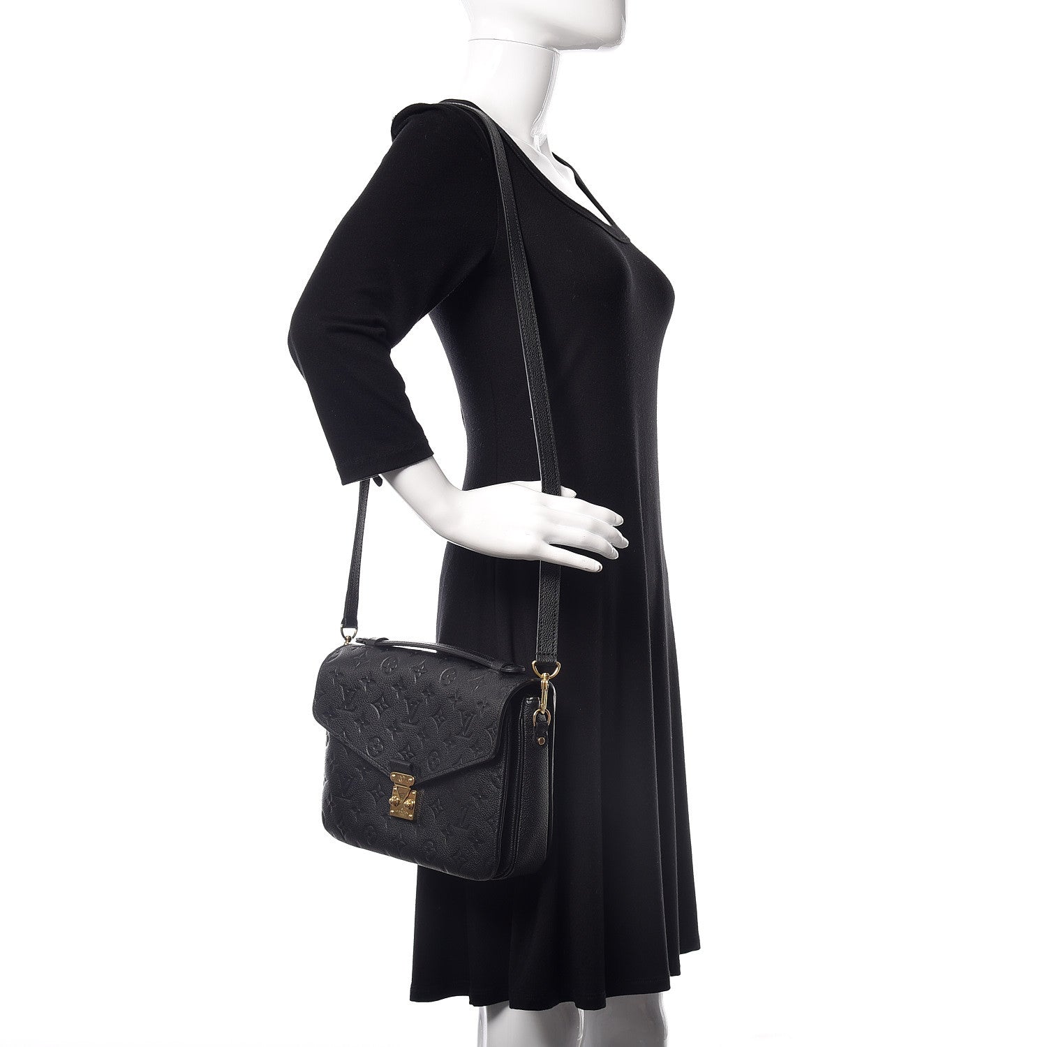 Louis Vuitton Empreinte Pochette Metis Black 2 of 11