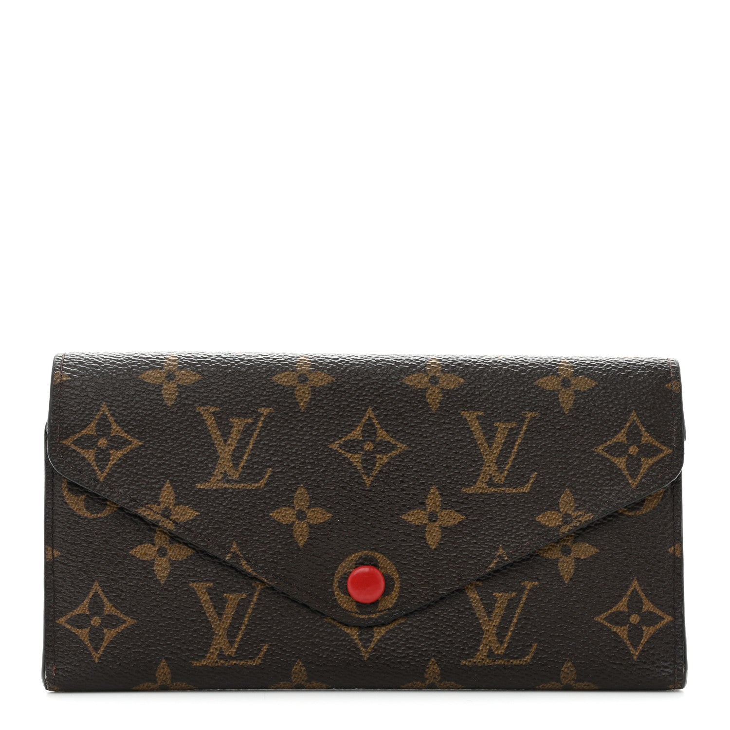 Louis Vuitton Monogram Josephine Wallet Red 1 of 9