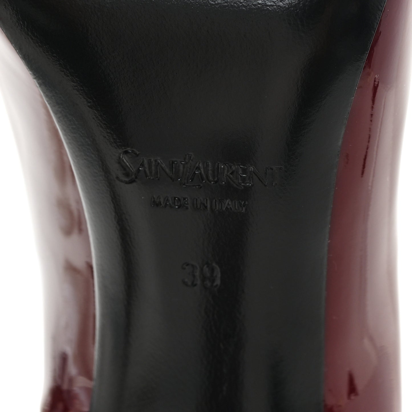 Vernice Seta Soft Norma 90 Pumps 39 Grenat