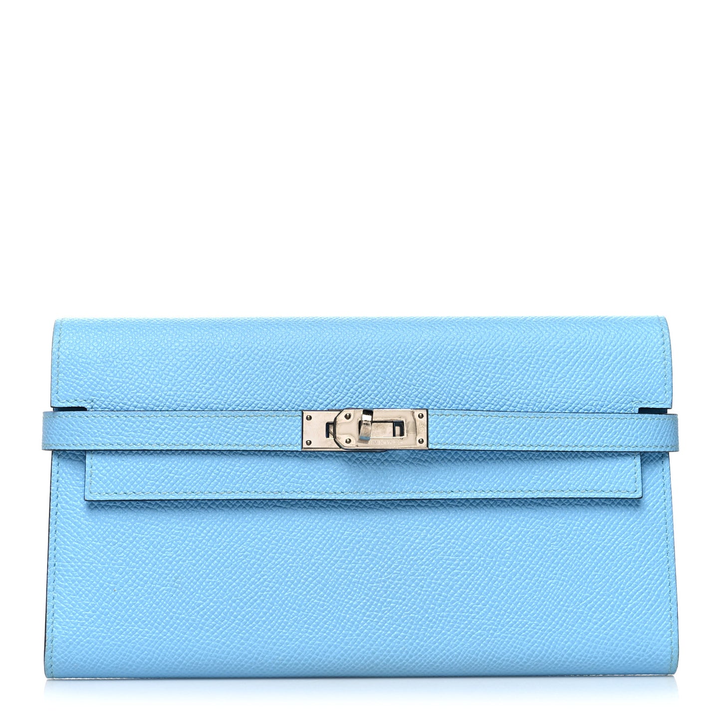 Epsom Kelly Longue Wallet Celeste