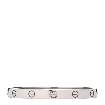 Cartier 18K White Gold LOVE Bracelet 16 3 of 4