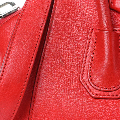 Givenchy Sugar Goatskin Small Antigona Red 9 of 11