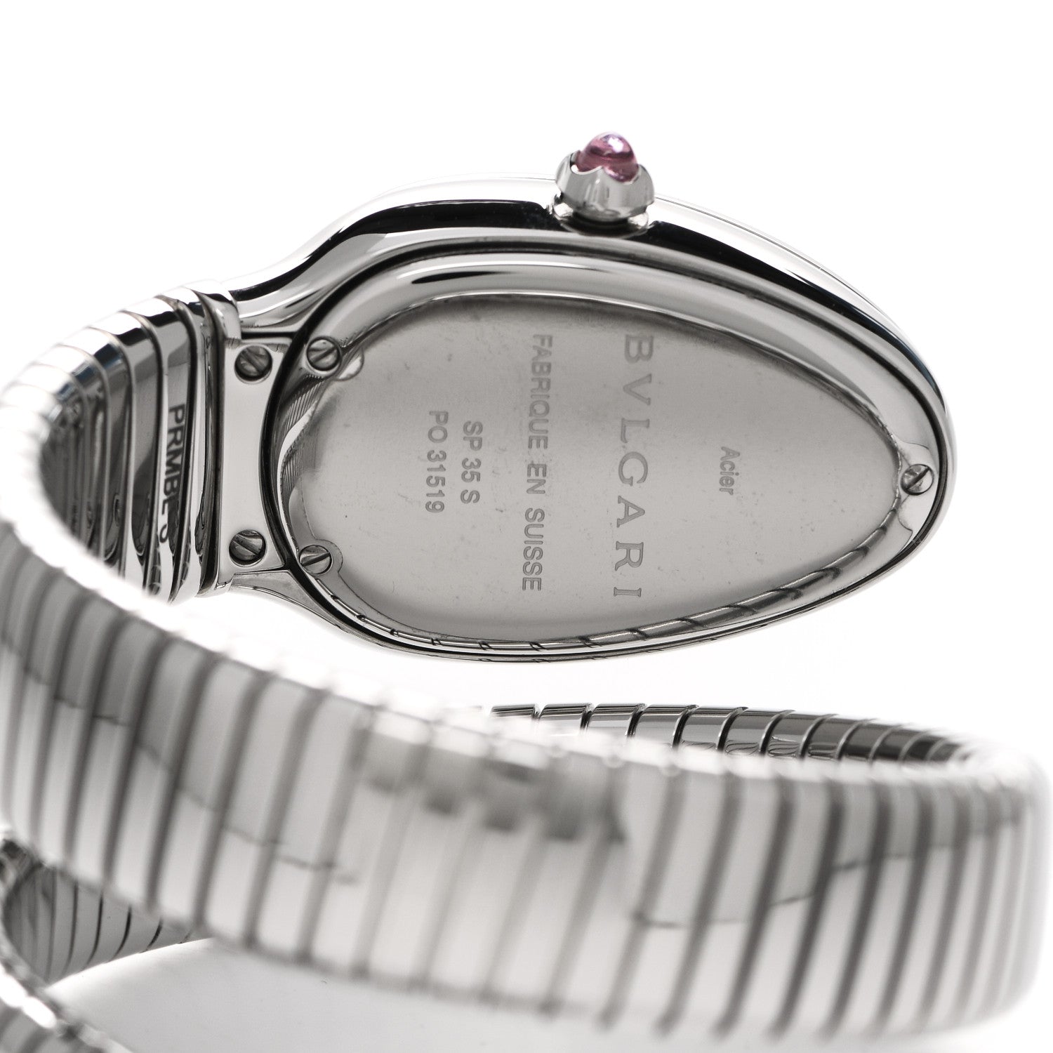 Bulgari Stainless Steel 35mm Serpenti Tubogas Quartz Watch 4 of 5