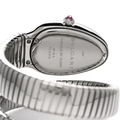 Bulgari Stainless Steel 35mm Serpenti Tubogas Quartz Watch 4 of 5