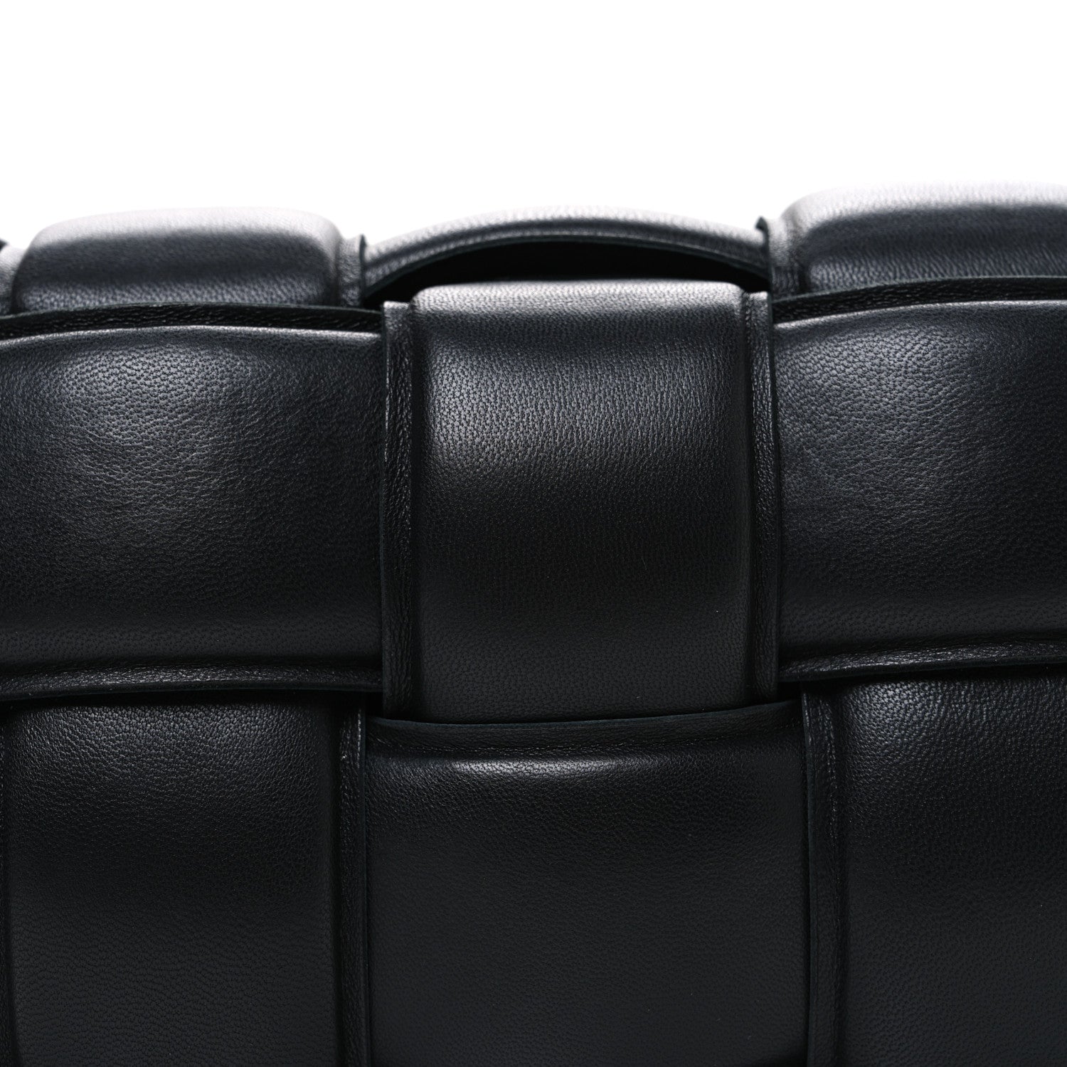 Bottega Veneta Nappa Maxi Intreccio Padded Cassette Crossbody Bag Black 9 of 11