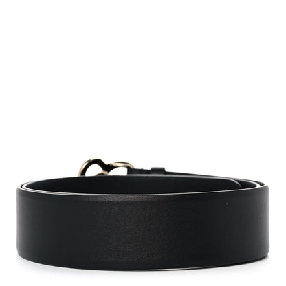Chanel Calfskin CC Heart Coco In Love Belt 90 36 Black 2 of 7