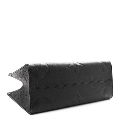 Louis Vuitton Empreinte Monogram Giant Onthego MM Black 4 of 12