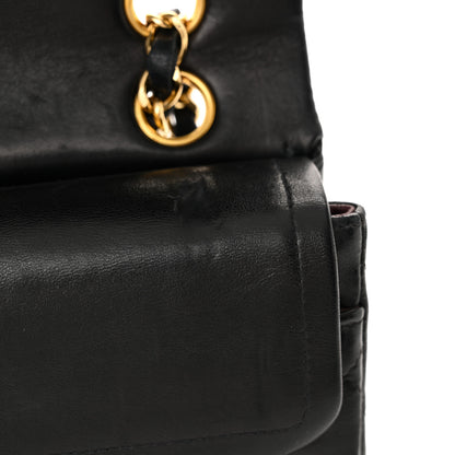 Chanel Lambskin Quilted Small Double Flap Black 12 of 15