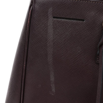 Prada Saffiano Large Galleria Double Zip Tote Bordeaux 13 of 14