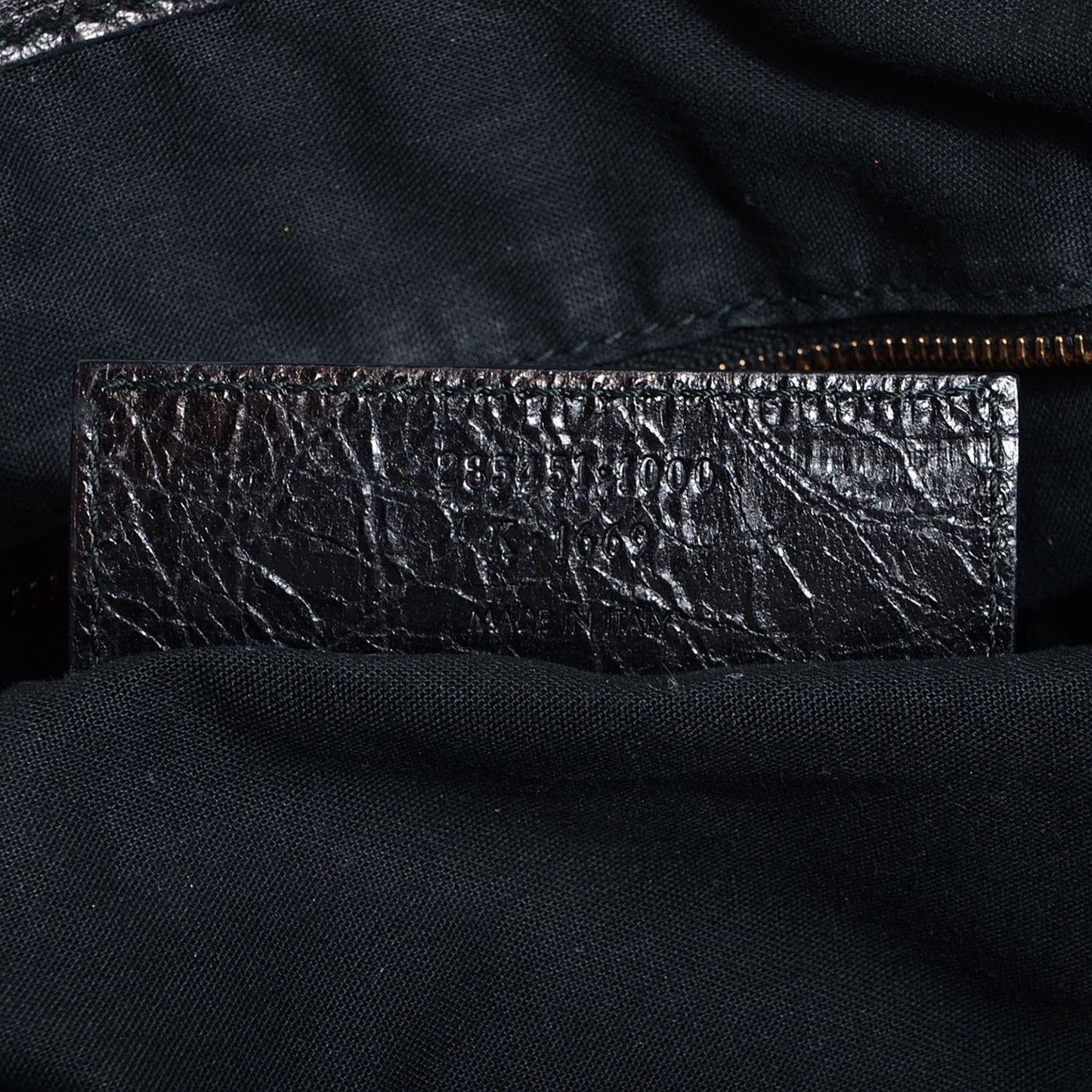 Agneau Giant 12 Rose Gold Hardware Work Black