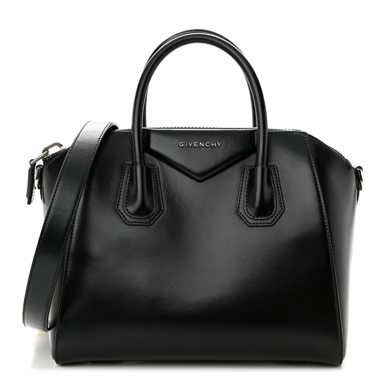 Givenchy Shiny Lord Calfskin Small Antigona Black 1 of 14