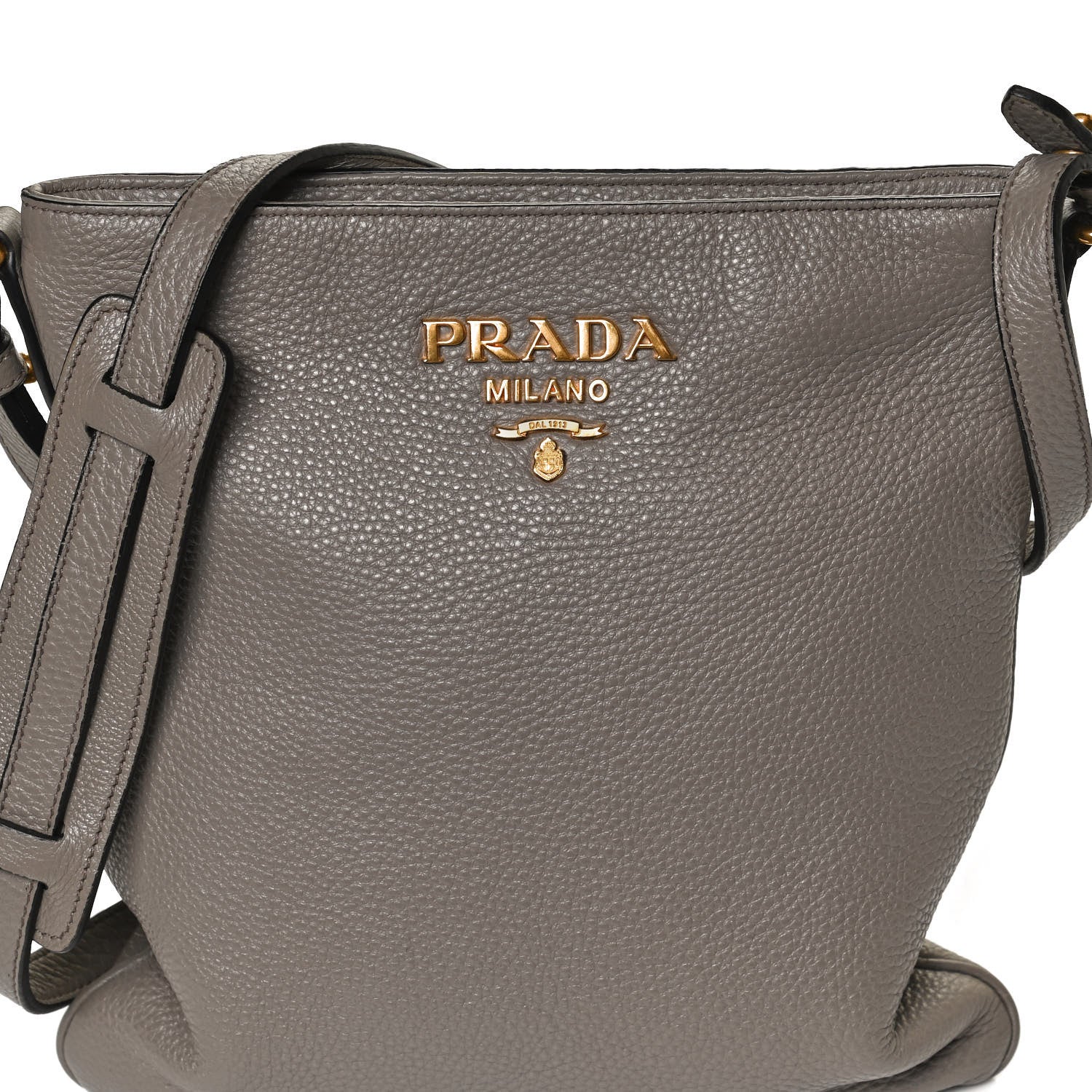 Prada Vitello Daino Crossbody Bag Argilla 7 of 10