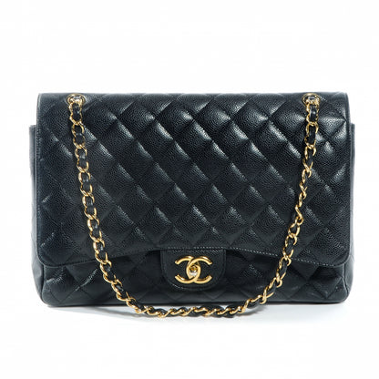 Chanel Caviar Quilted Maxi Double Flap Black 1 of 8