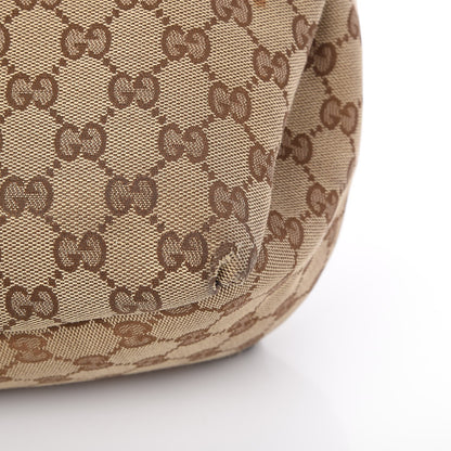 Gucci Monogram Large New Ladies Web Hobo Dark Brown 8 of 12