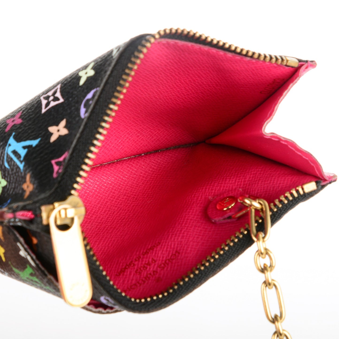 Monogram Multicolor Key Pouch Black Grenade