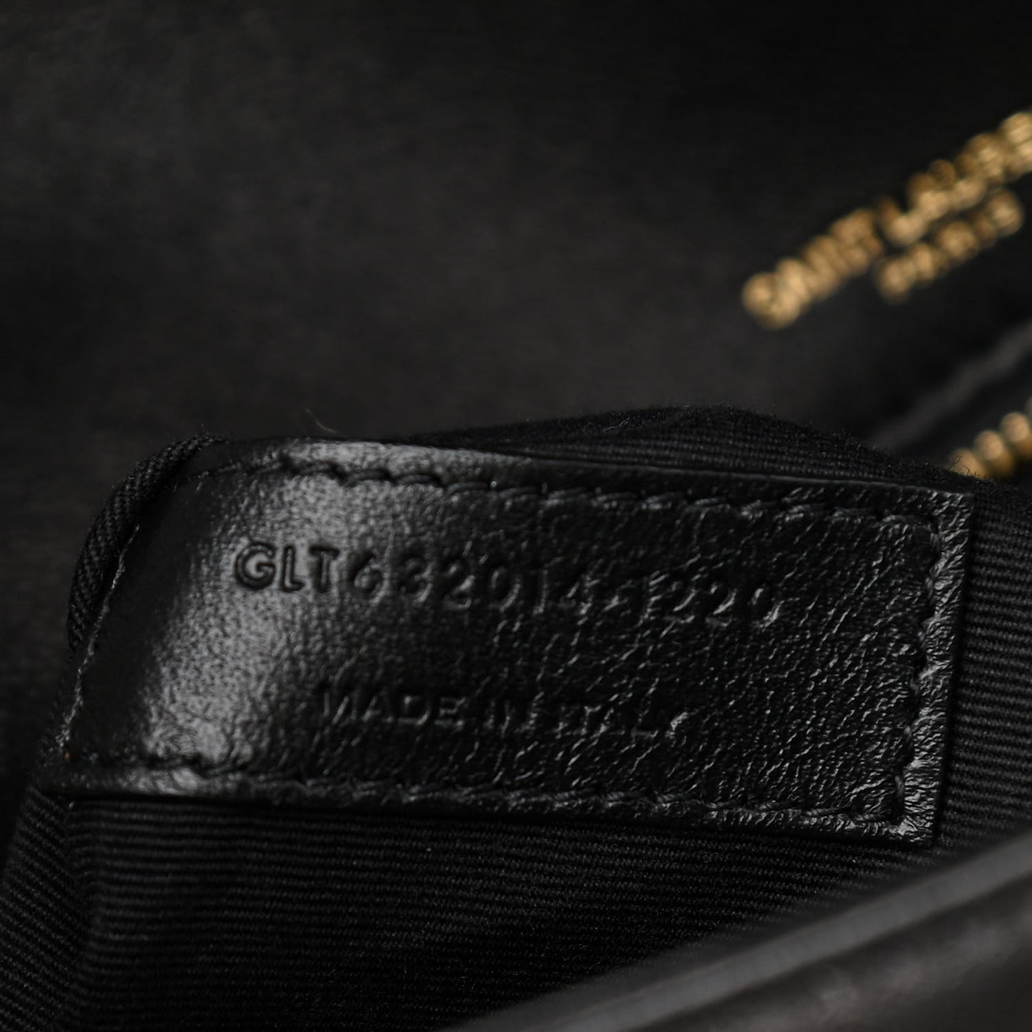 Lambskin Matelasse Monogram Kate 99 Black