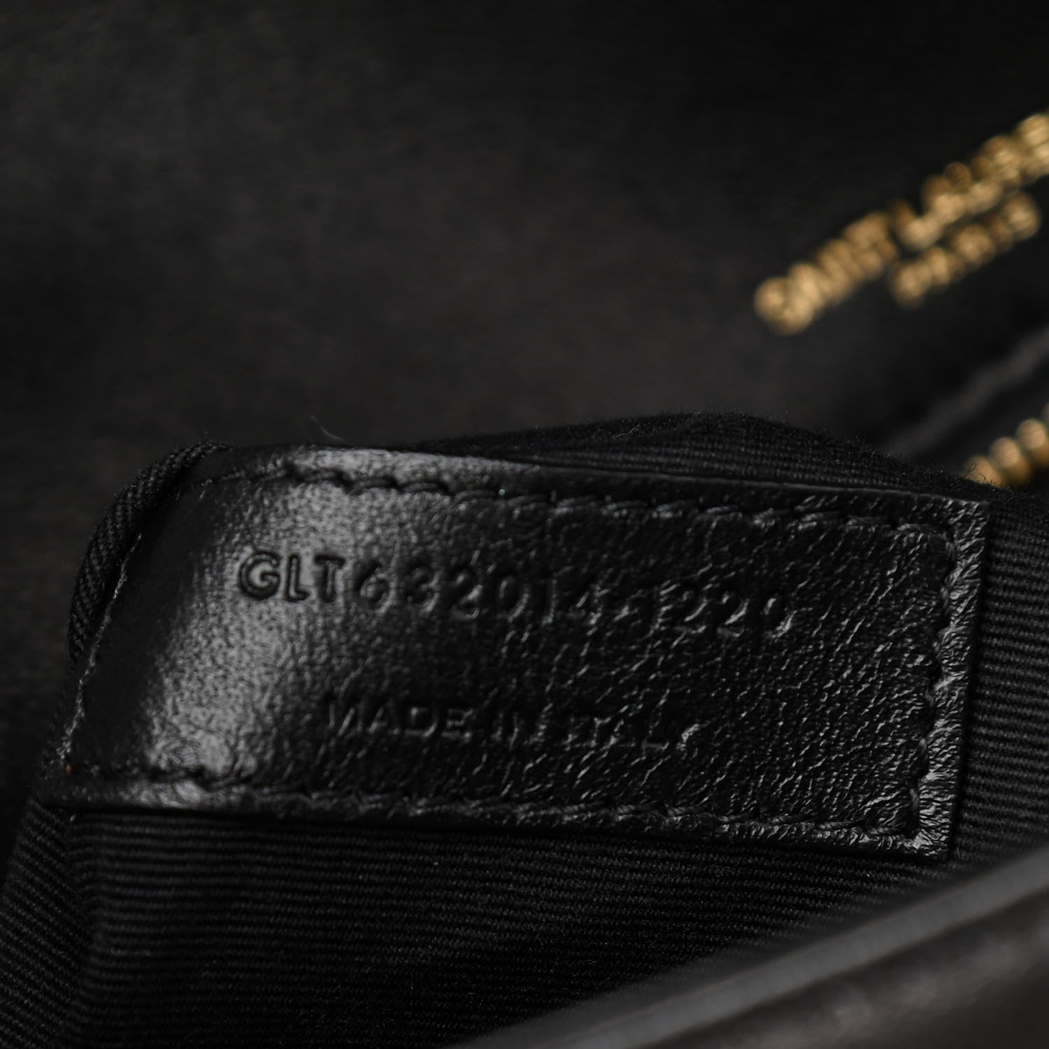 Saint Laurent Lambskin Matelasse Monogram Kate 99 Black 8 of 16