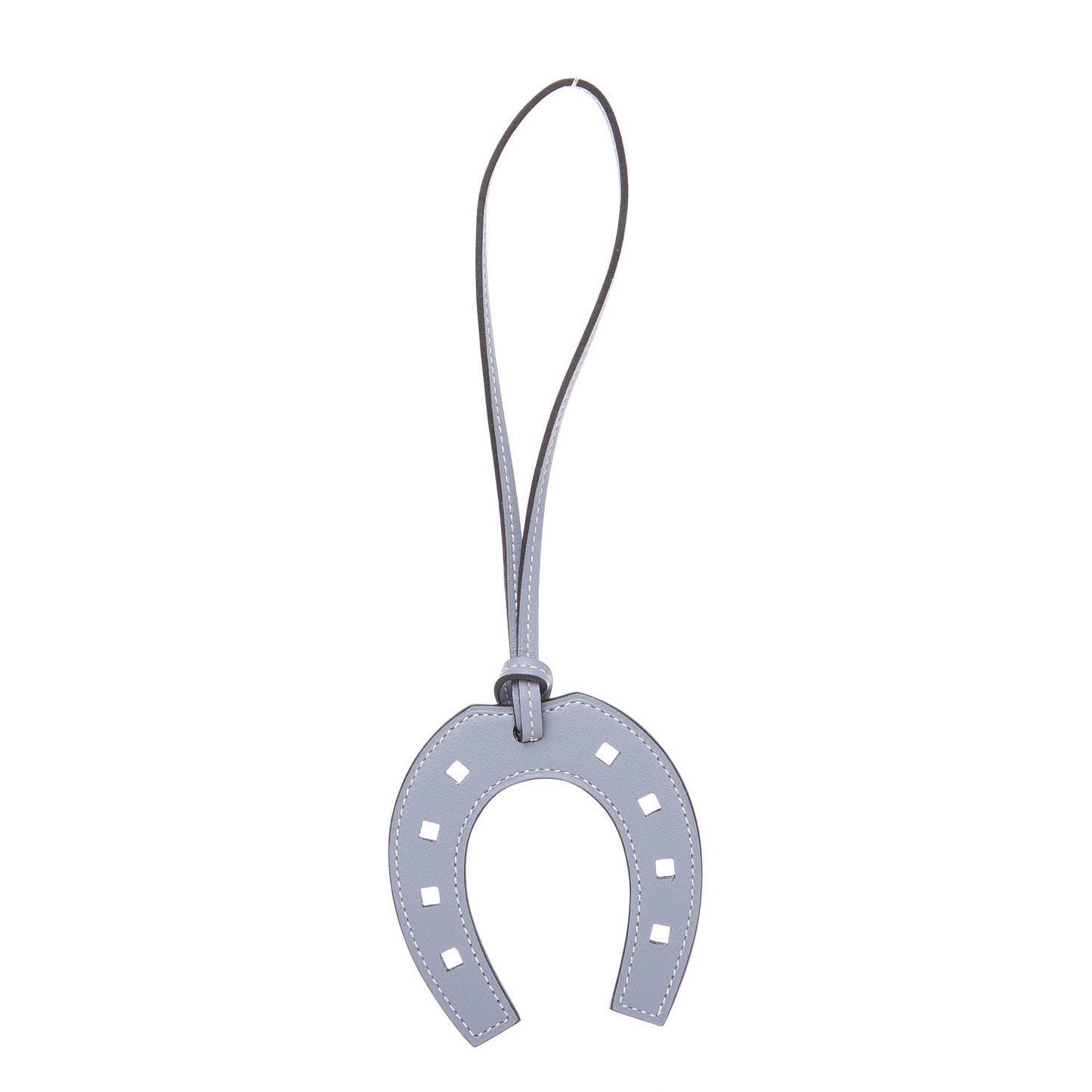 Swift Paddock Horseshoe Bag Charm Bleu Lin