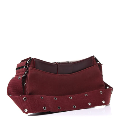 Christian Dior Canvas Calfskin Street Chic Columbus Ave Burgundy 4 of 13