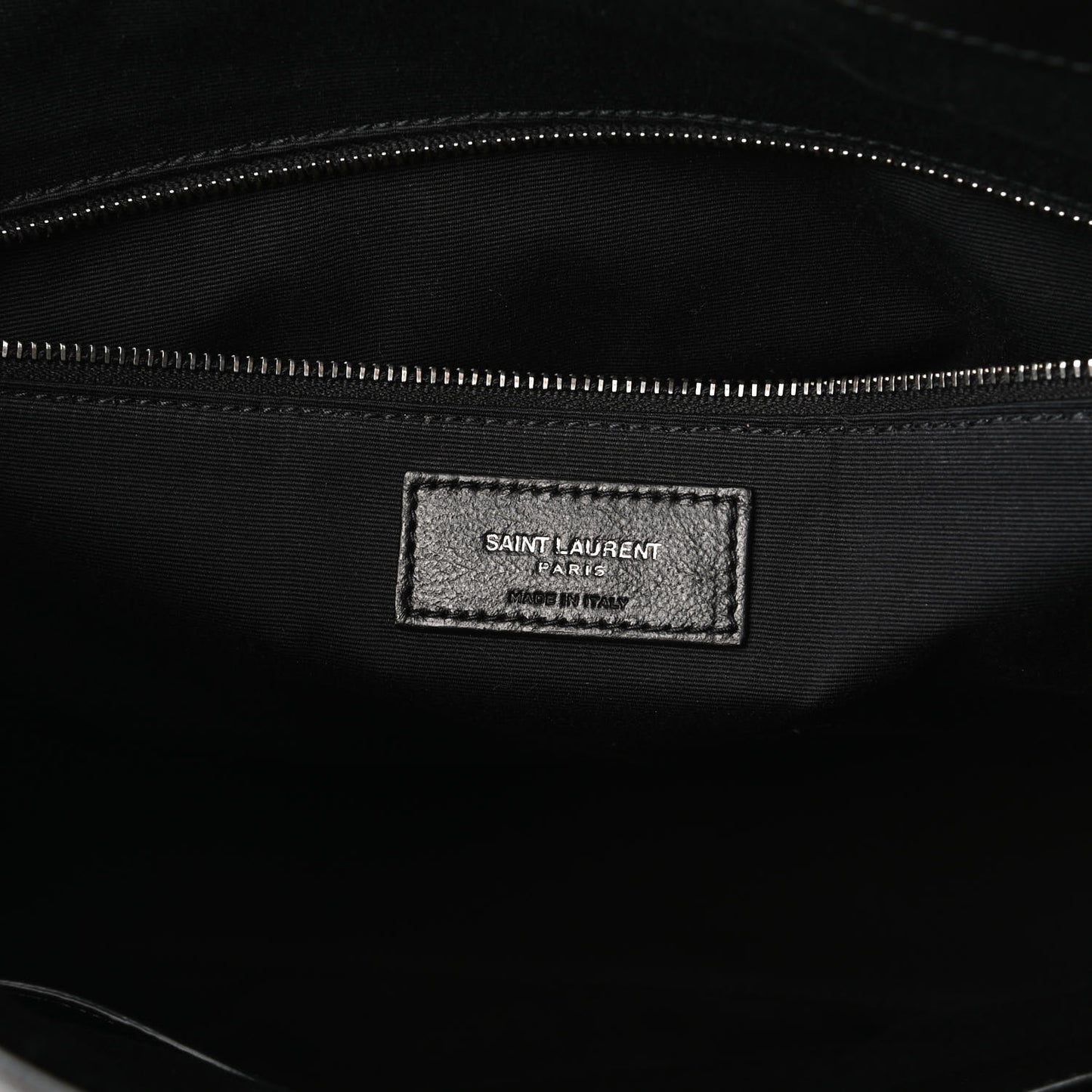 Crinkled Calfskin Matelasse Monogram Medium Niki Shopper Tote Black