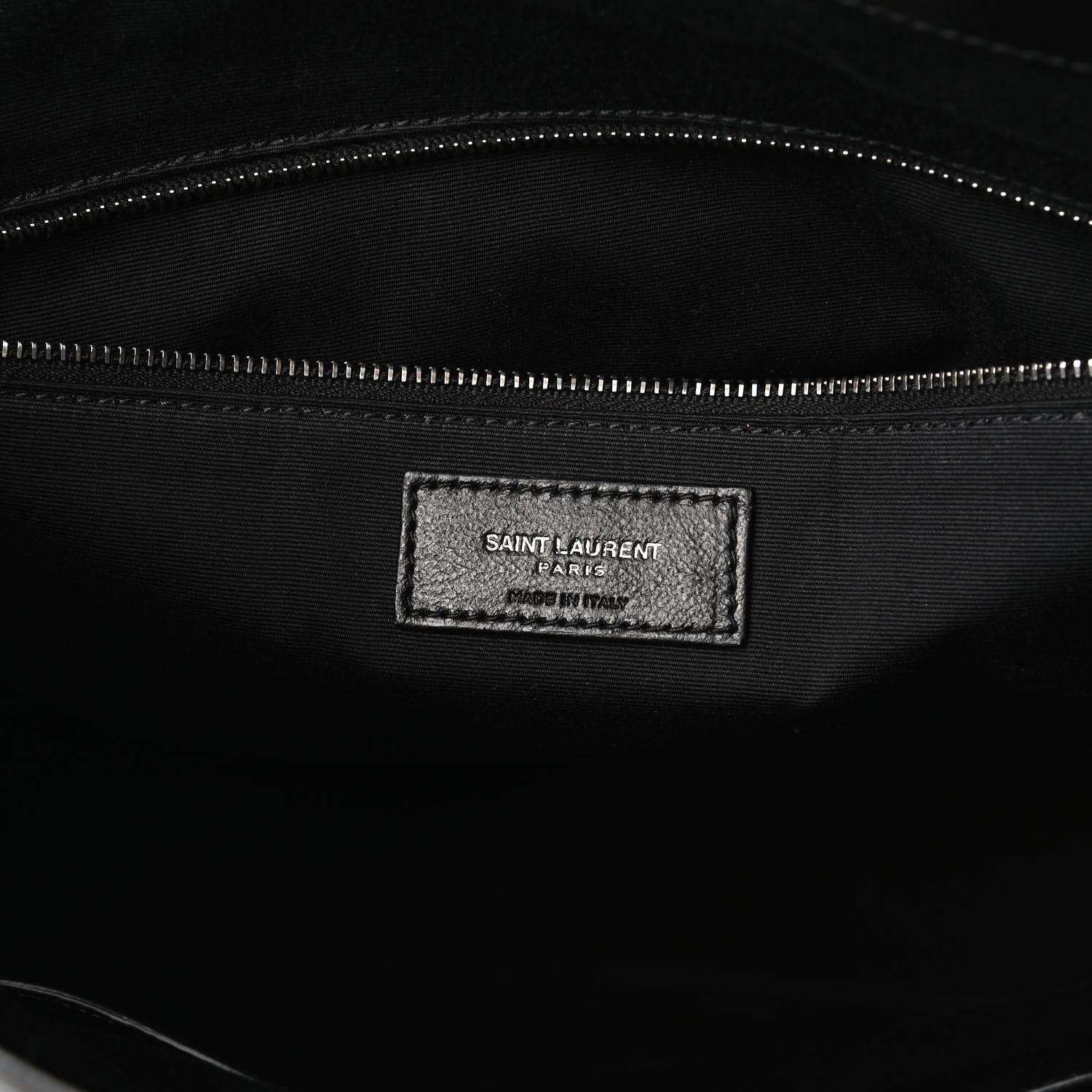 Saint Laurent Crinkled Calfskin Matelasse Monogram Medium Niki Shopper Tote Black 6 of 14