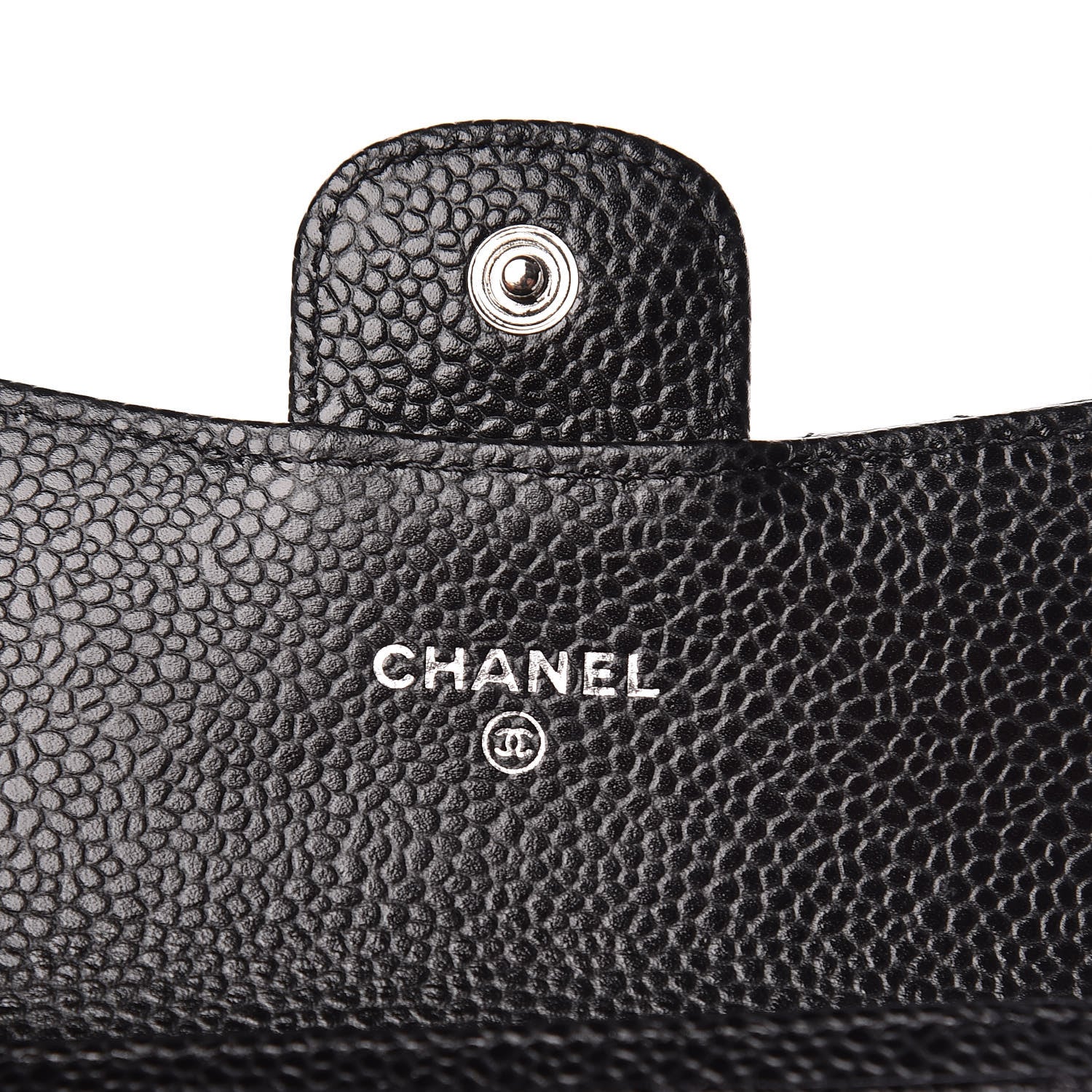 Chanel Caviar Quilted Flap Card Holder Black 6 of 9