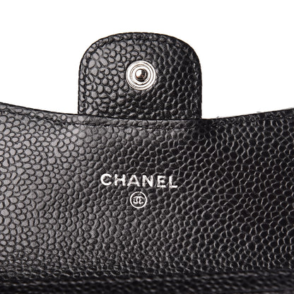 Chanel Caviar Quilted Flap Card Holder Black 6 of 9