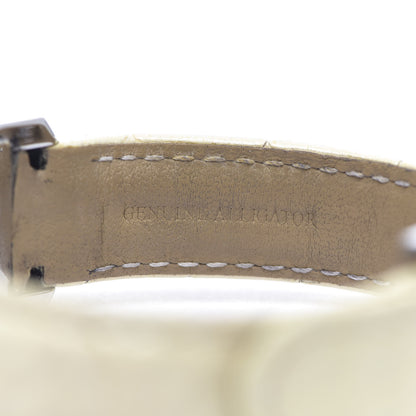 Burberry Stainless Steel Alligator Diamond Bezel 20mm Quartz Watch BU9506 7 of 9