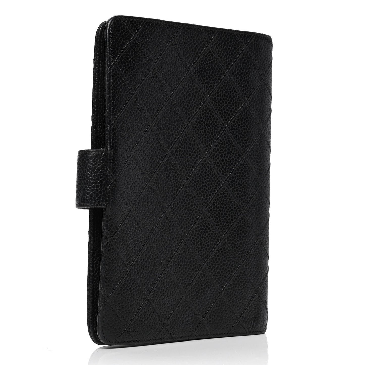Caviar Stitched Agenda Cover Black