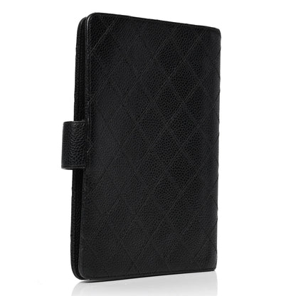 Chanel Caviar Stitched Agenda Cover Black 2 of 6