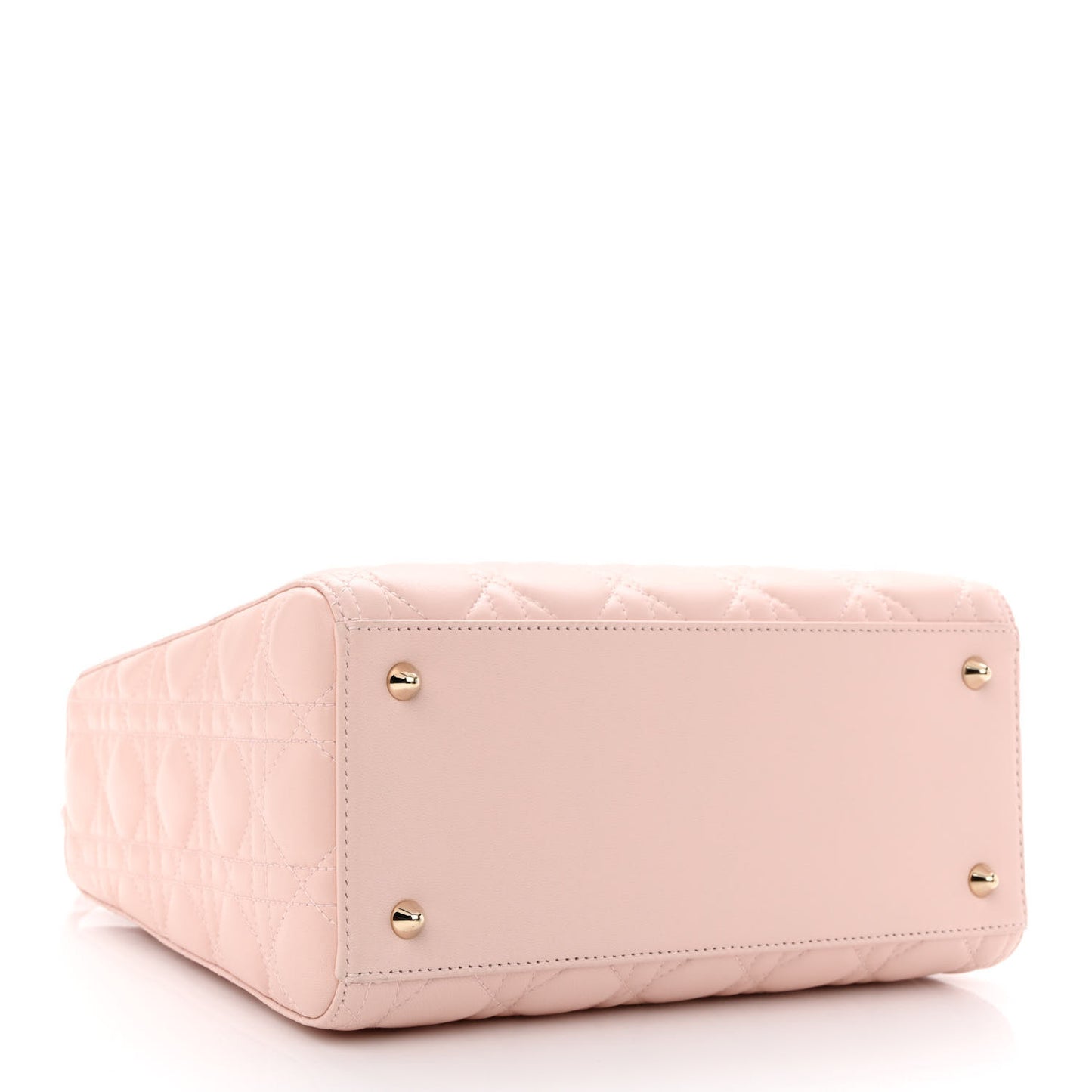 Lambskin Cannage Medium Lady Dior Light Pink