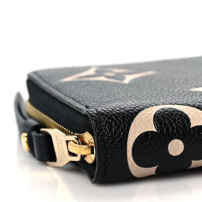 Louis Vuitton Empreinte Monogram Giant Zippy Wallet Black Beige 7 of 8