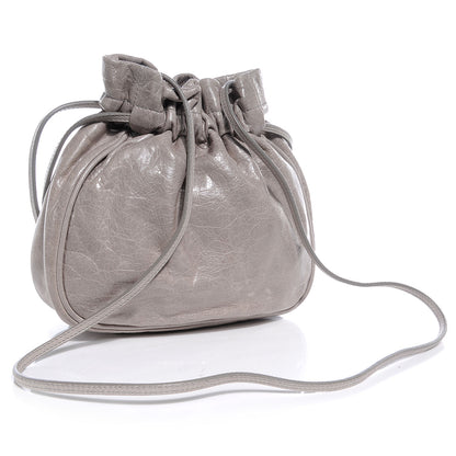 Miu Miu Vitello Shine Drawstring Bag Nube 3 of 8