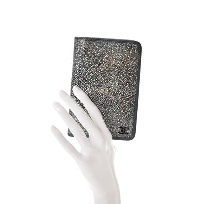Chanel Stingray Agenda Cover Dark Silver 2 of 10