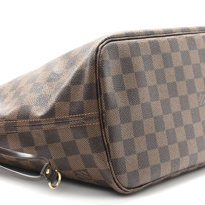 Louis Vuitton Damier Ebene Neo Neverfull MM Rose Ballerine 11 of 12