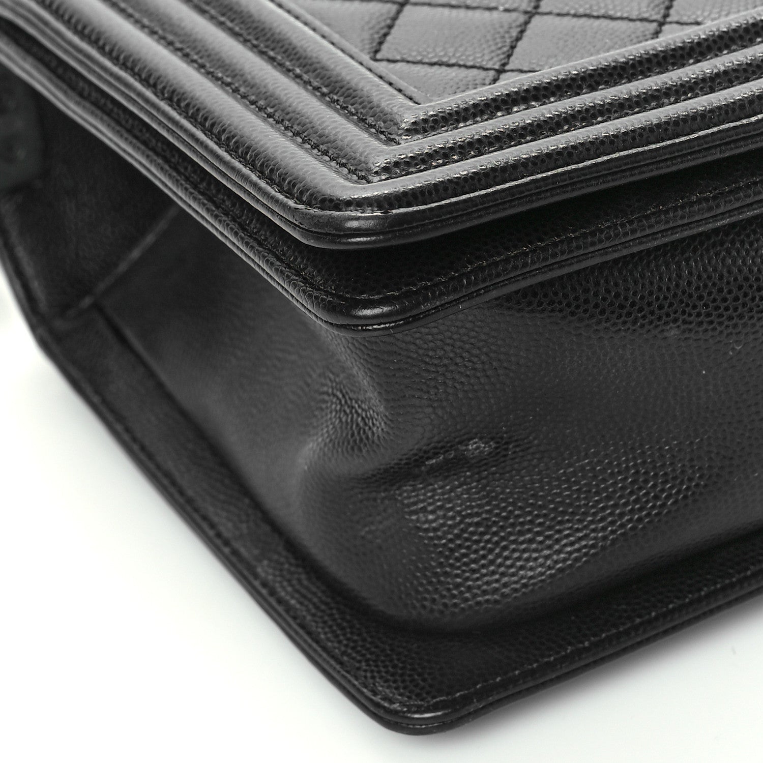Chanel Caviar Quilted Medium Boy Flap Black 8 of 10