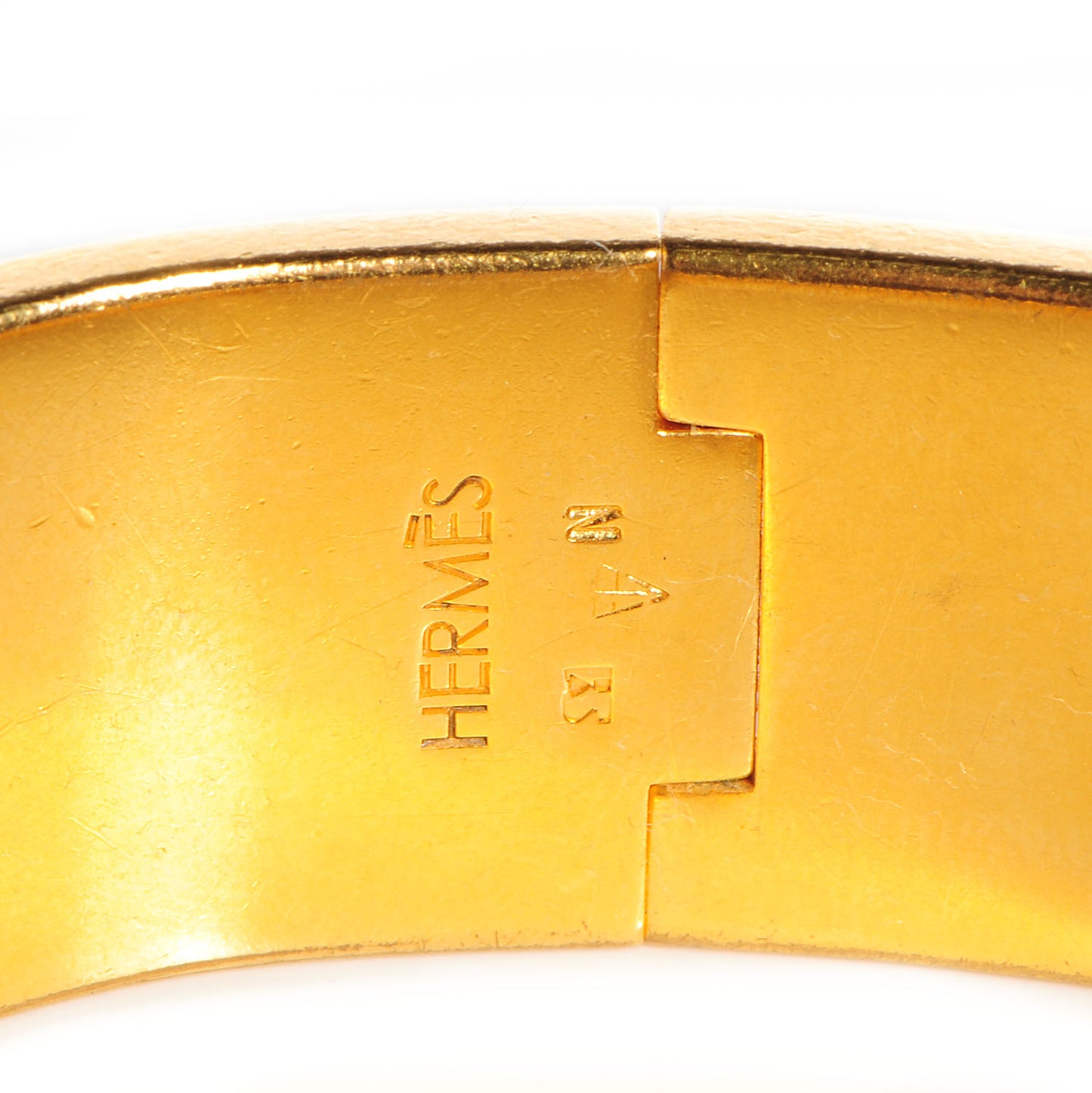 Enamel Wide Clic Clac H Bracelet PM Black