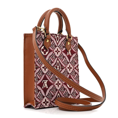 Louis Vuitton Jacquard Since 1854 Petit Sac Plat Bordeaux 3 of 10