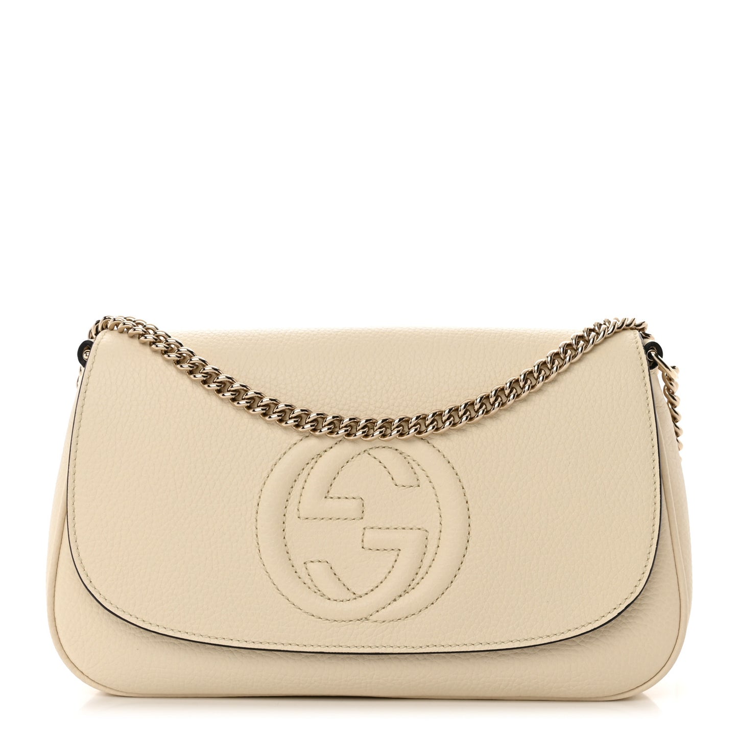 Cellarius Calfskin Medium Soho Flap Crossbody Ivoire
