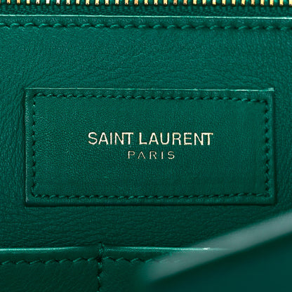 Saint Laurent Calfskin Medium Classic Y Cabas Green 6 of 16