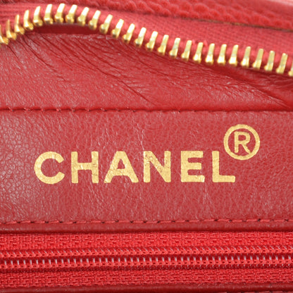 Chanel Caviar Quilted Camera Case Red 6 of 8