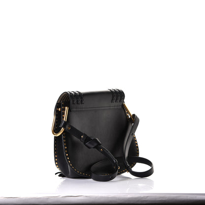 Chloe Calfskin Braided Medium Hudson Shoulder Bag Black 5 of 6