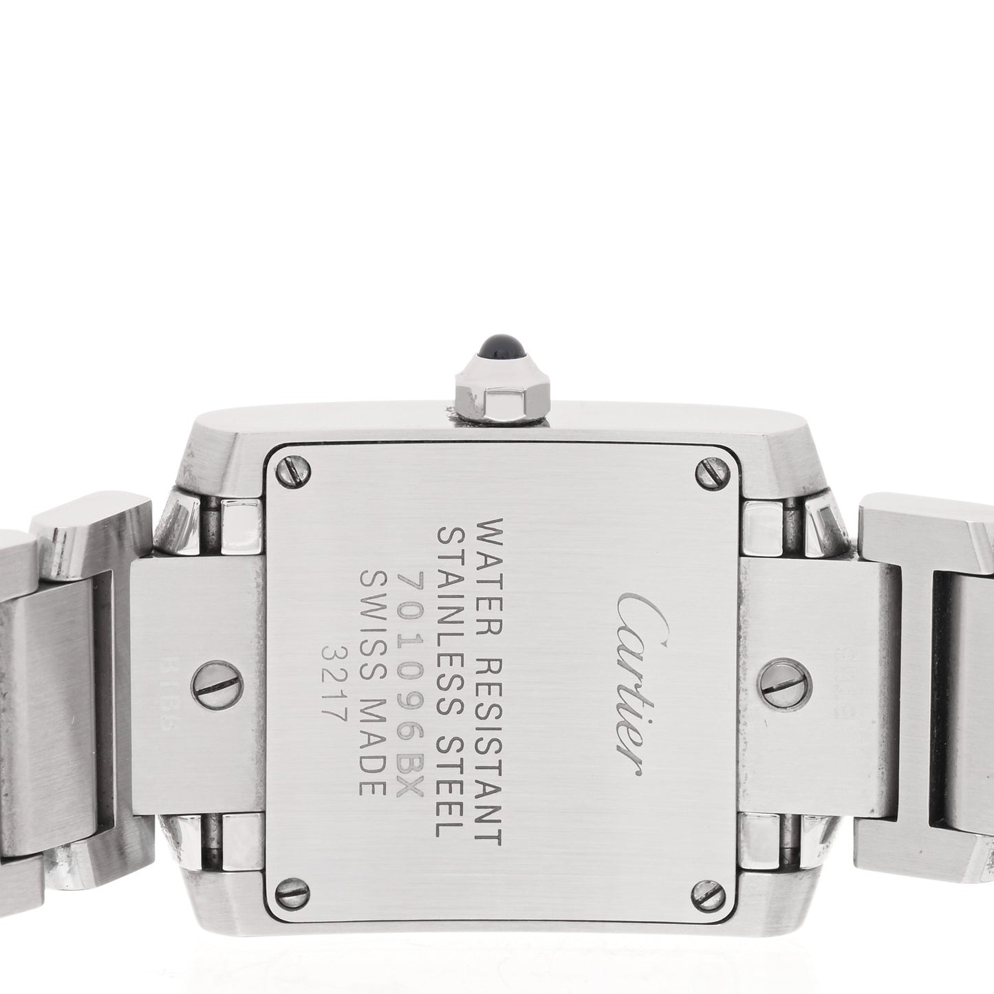 Stainless Steel 20mm Tank Francaise Quartz Watch