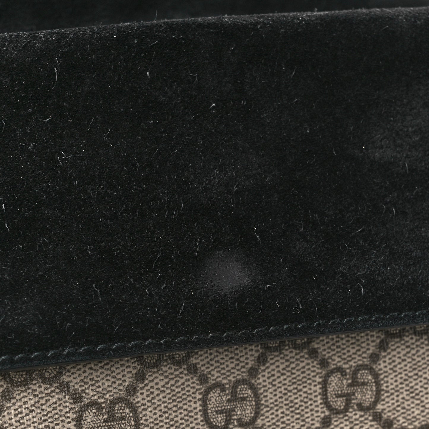 GG Supreme Monogram Small Dionysus Shoulder Bag Black