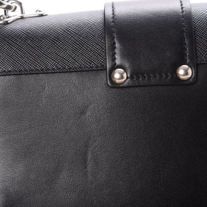 Prada City Calf Saffiano Cahier Bag Nero Black 7 of 7