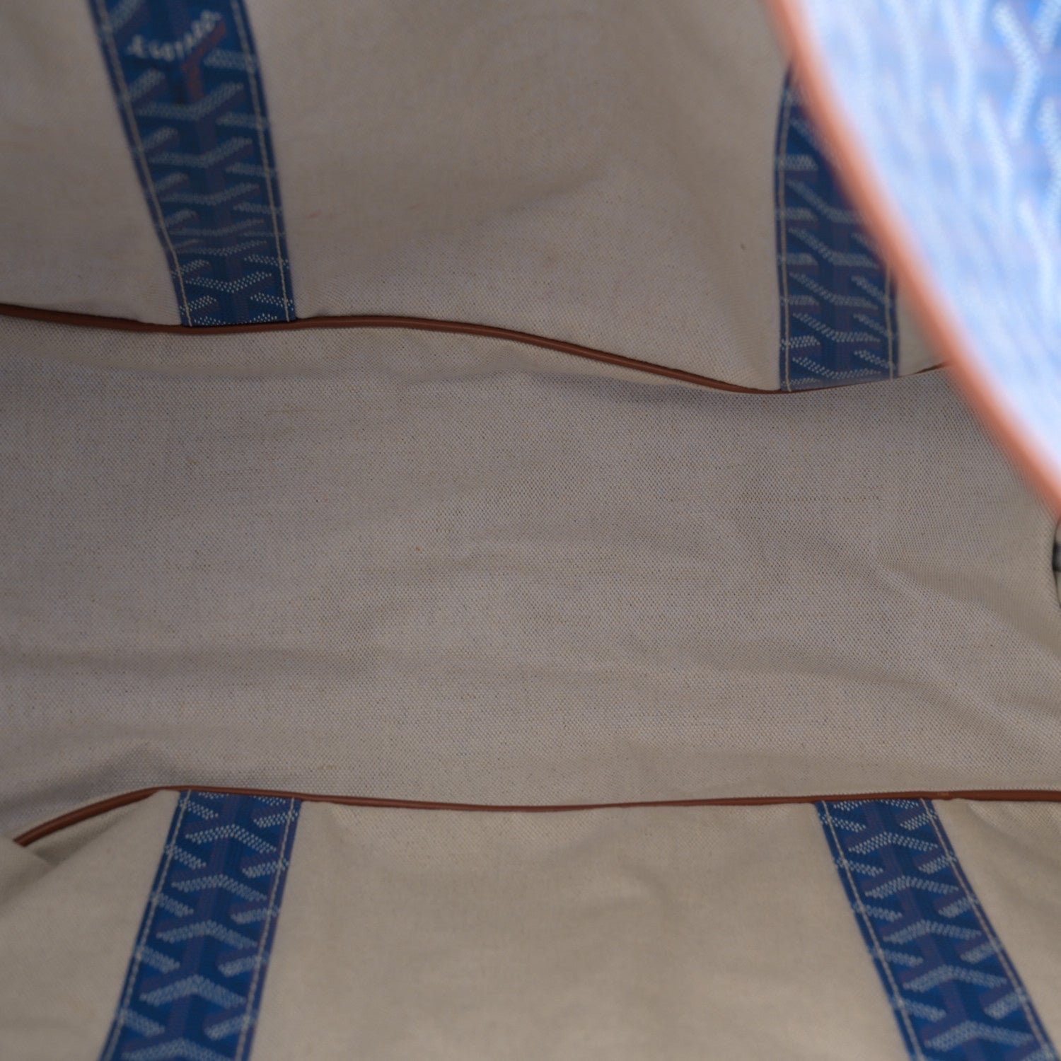 Goyard Goyardine Reversible Pertuis GM Sky Blue 6 of 13