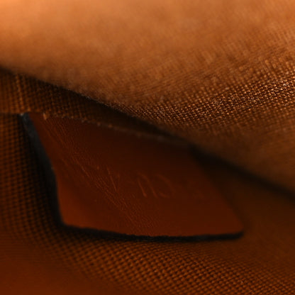 Celine Triomphe Canvas Medium Folco Bag Tan 7 of 9