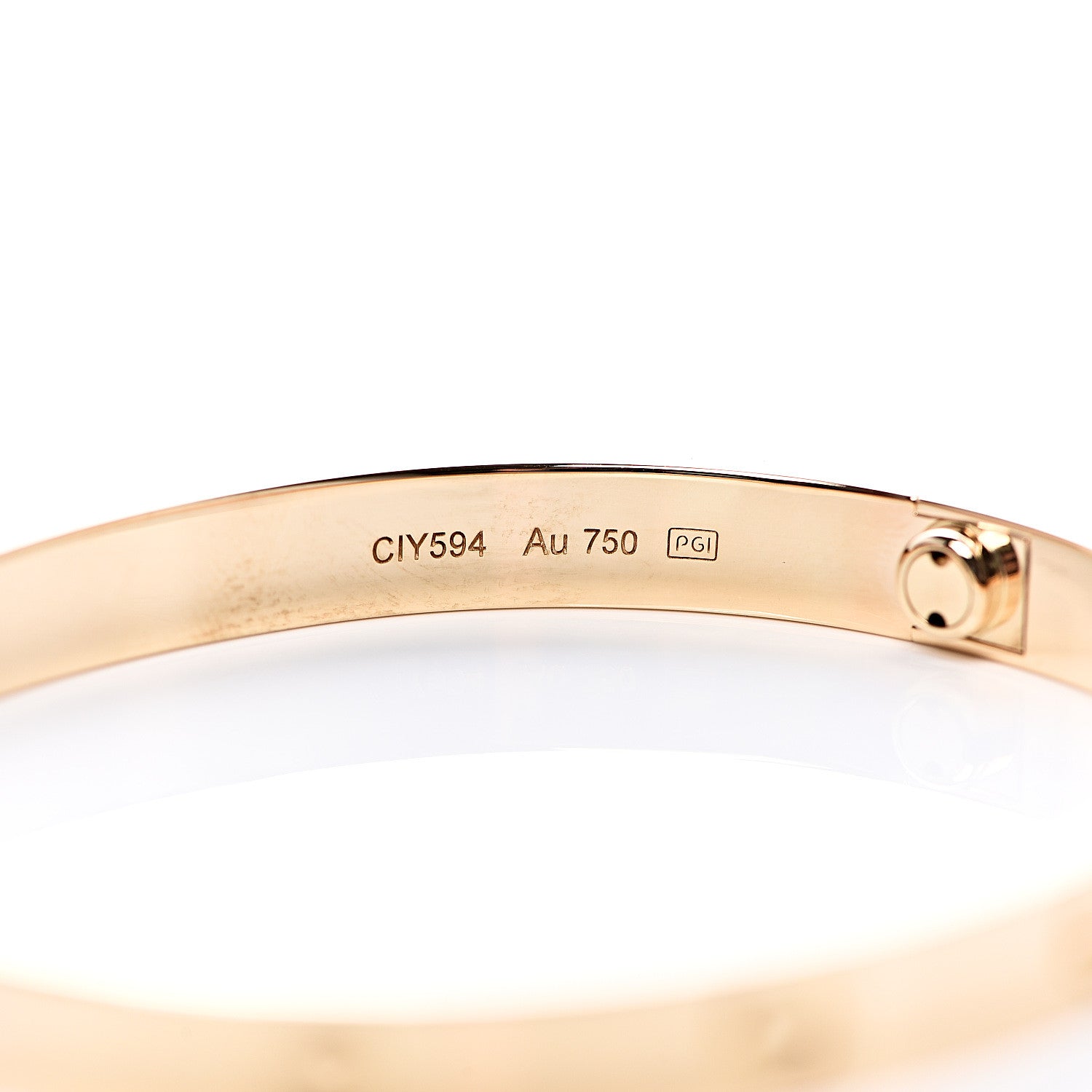 Cartier 18K Yellow Gold LOVE Bracelet 18 5 of 7