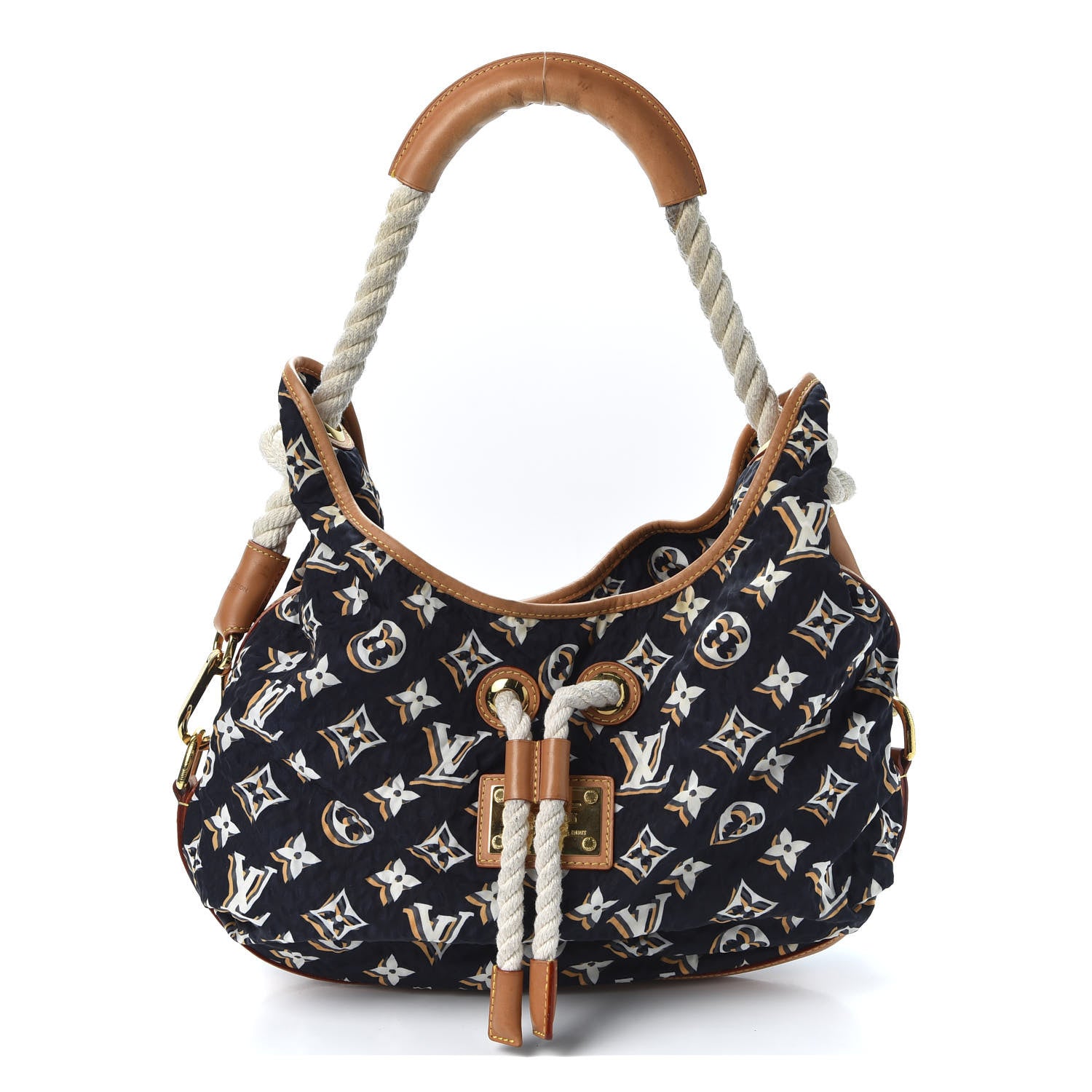 Louis Vuitton Canvas Monogram Cruise Bulles MM Navy 1 of 8